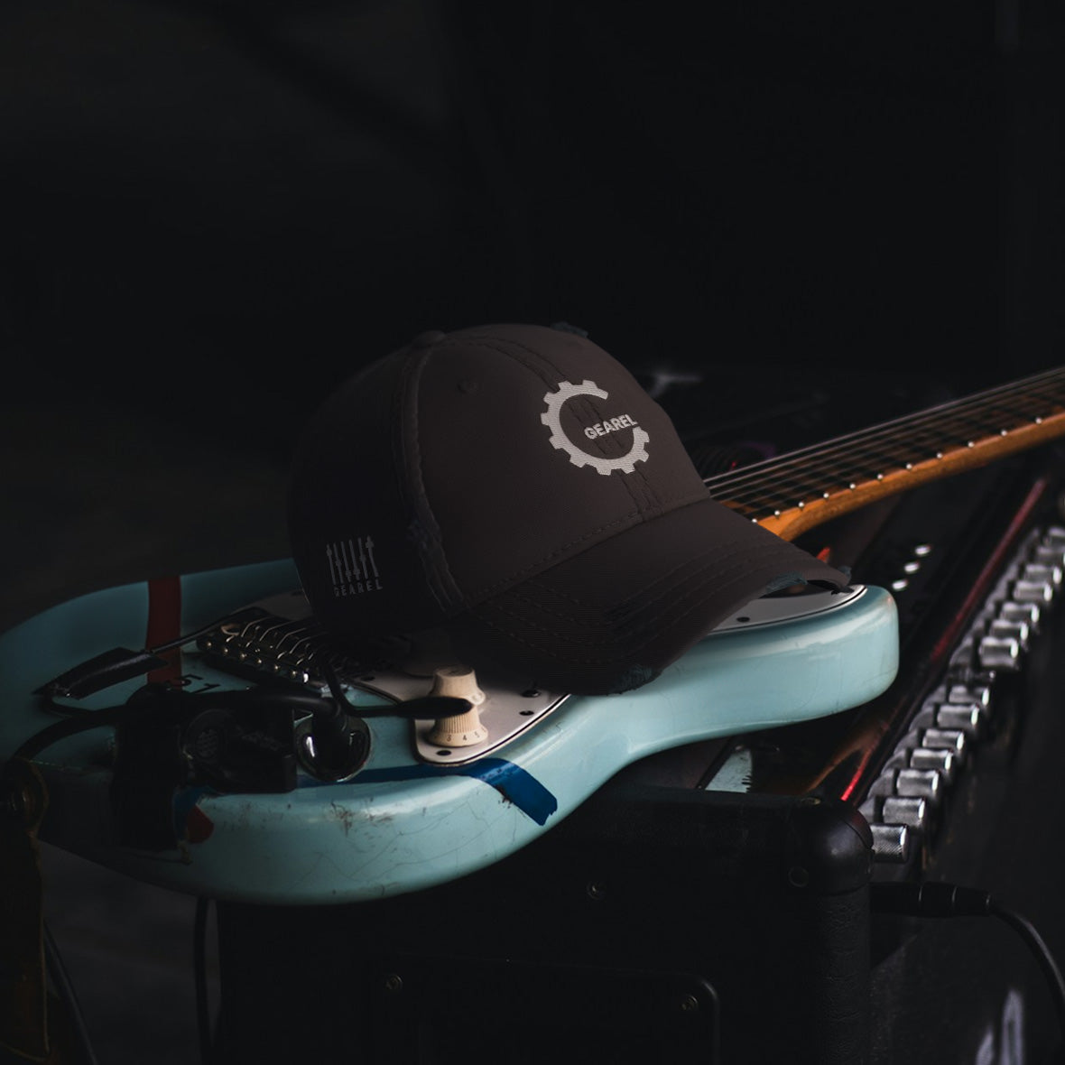 hat gear GEAREL Distressed Hat