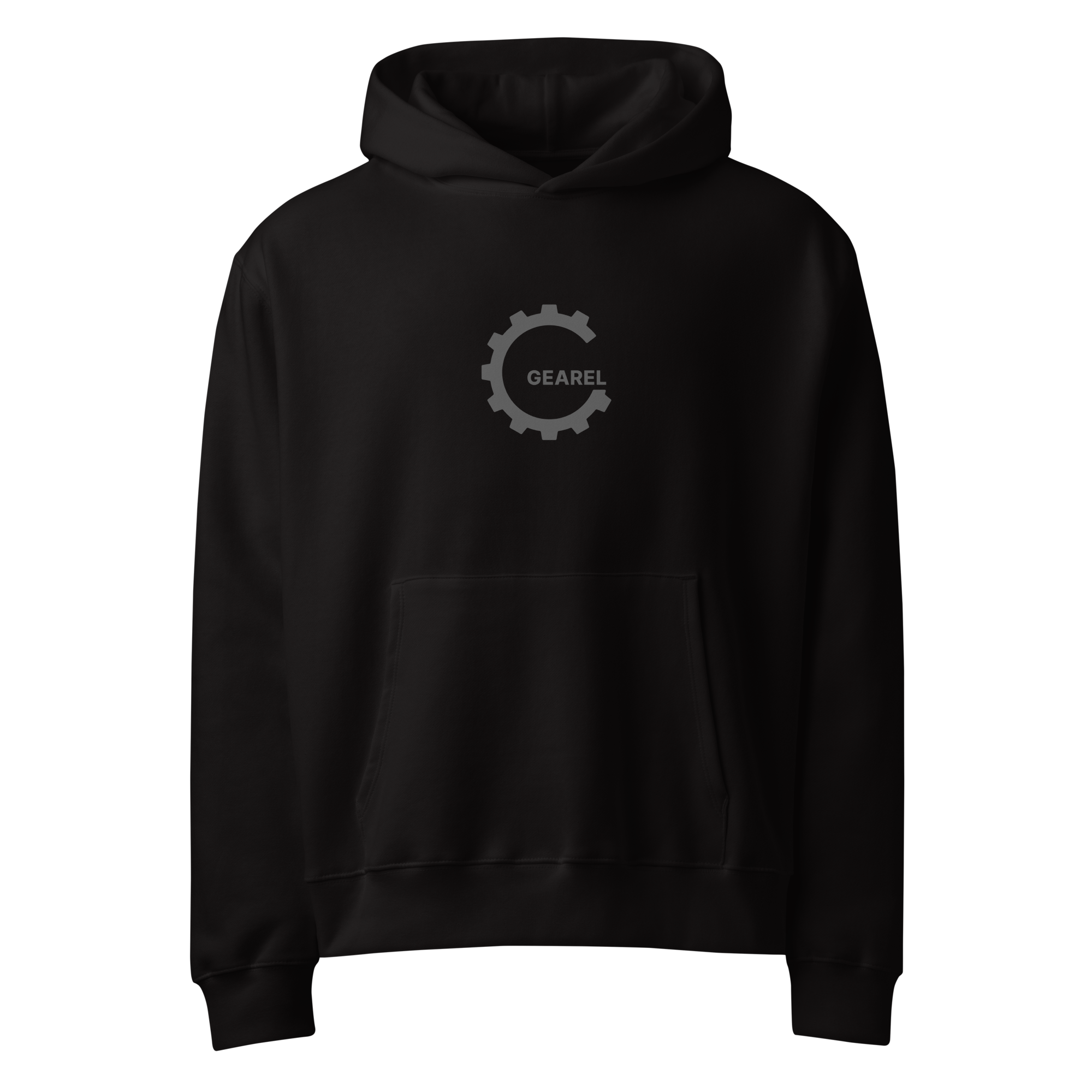 GEAREL Logo Oversized Heavyweight Hoodie
