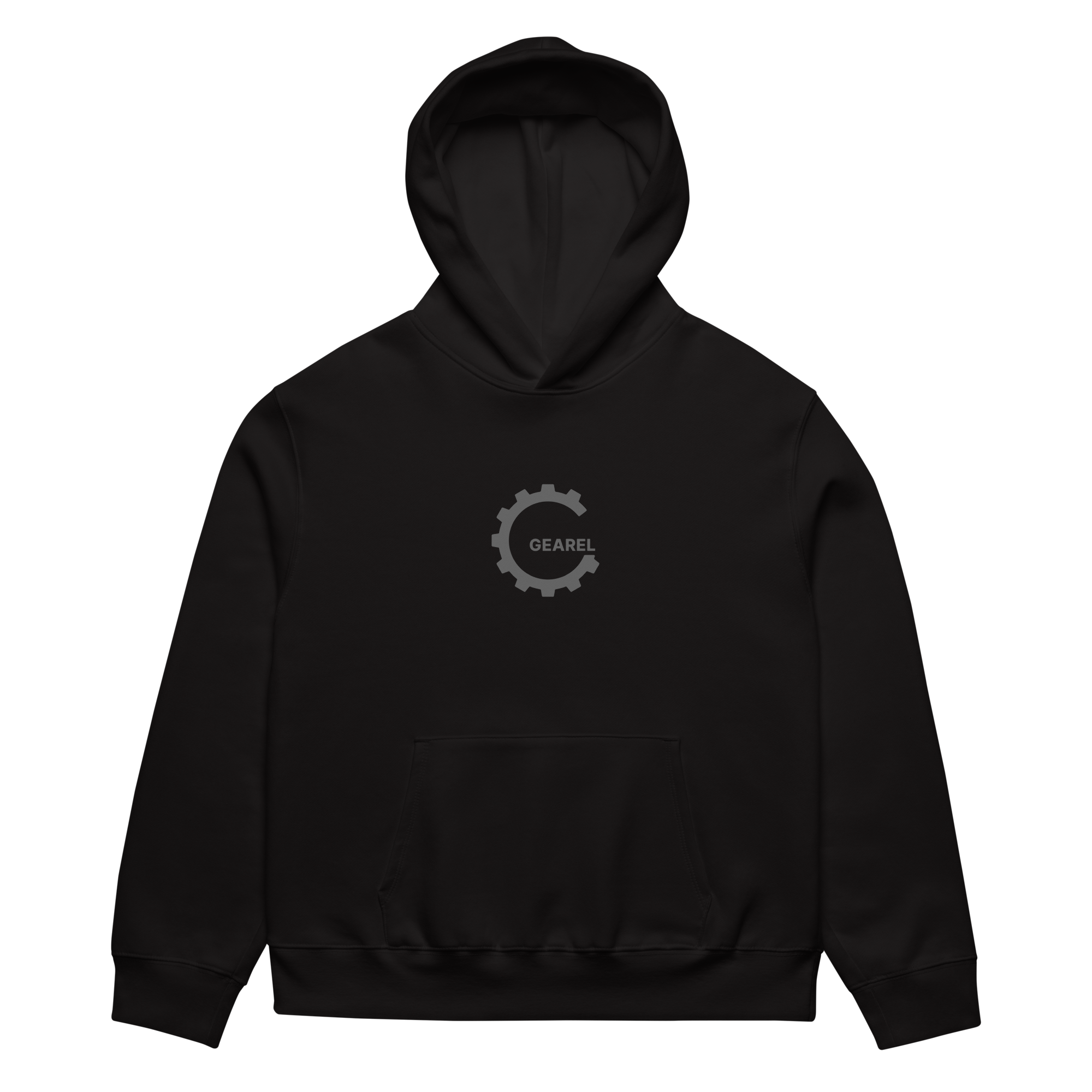 GEAREL Logo Oversized Heavyweight Hoodie